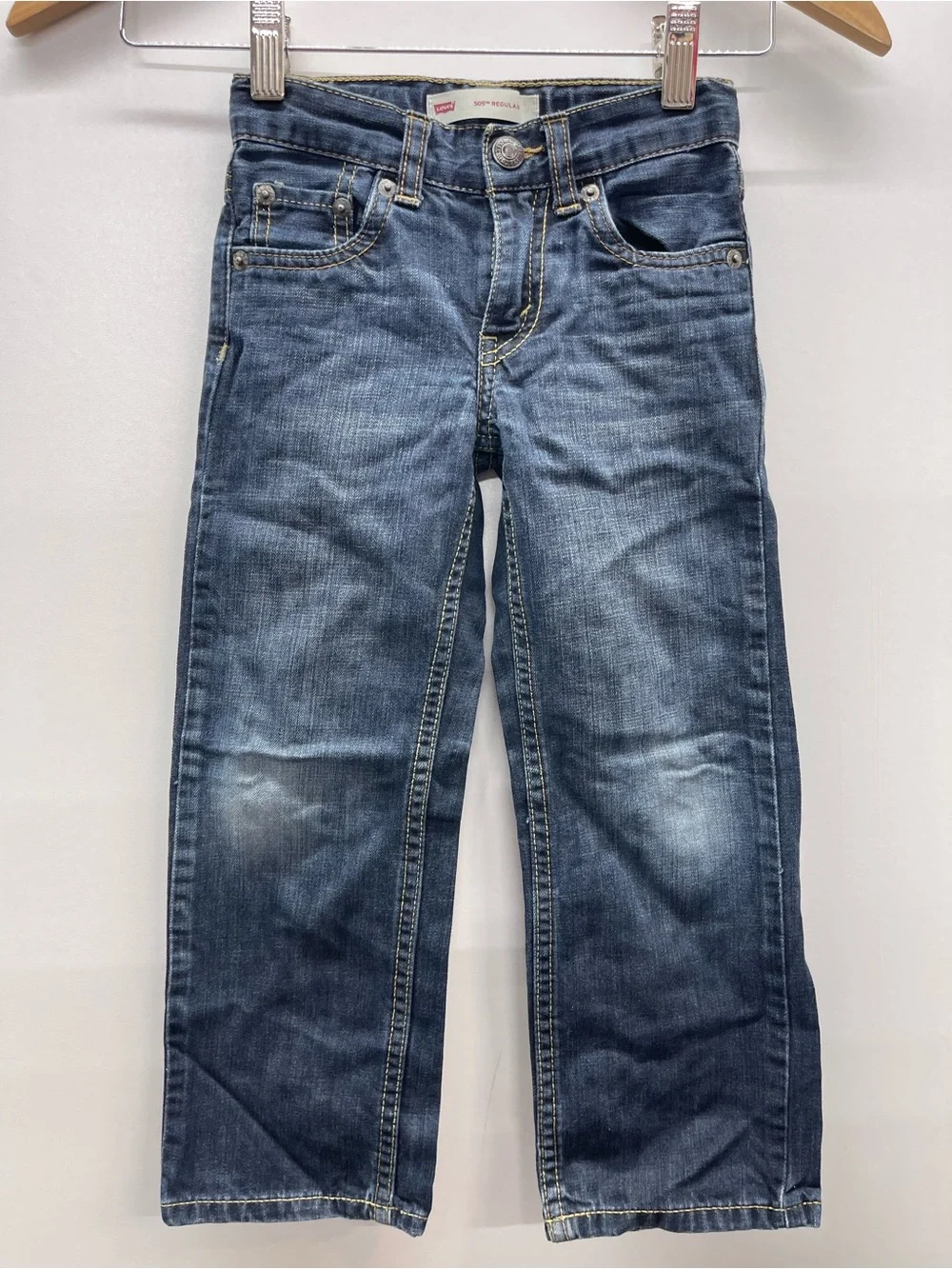 Levi's 505 Kids‎ Medium Blue Straight-Leg Jeans